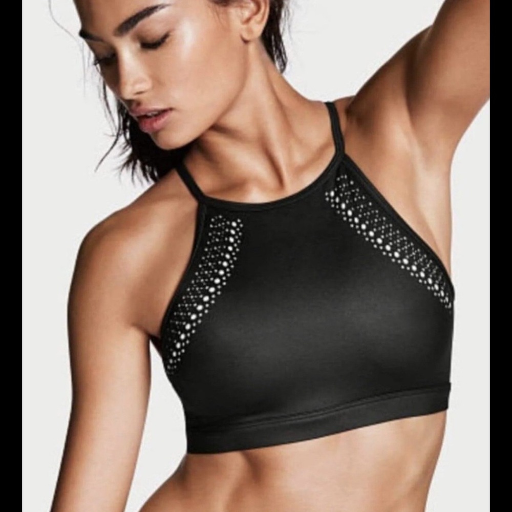 Victoria’s Secret Victoria Sport High Neck Laser Cut Sports Bra